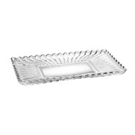 Travessa 29,5cm X 16cm X 2,5cm De Cristal Ecológico Geneva